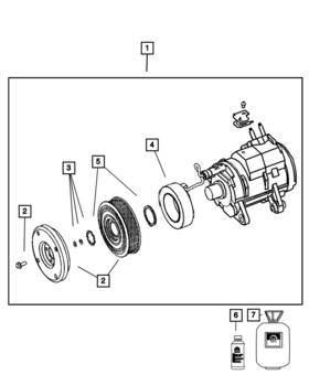 68043289ab Mopar Genuine A/c Compressor Lubricant Electric 68043289ab Mopar Genuine A/c Compressor Lubricant Electric
