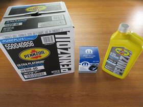 Mopar 68171066 2014-2019 Dodge Ram 2500-5500 6.4l Hemi Full Synthetic Oil Change Kit Mopar
