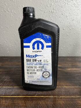 68218920aa Mopar Maxpro Sae 0w-20 Engine Oil 1 Quart Genuine Oem Motor