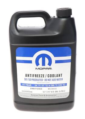 Mopar 840249237726 10 Year/150000 Mile Coolant 50/50 Premixed Mopar 840249237726 10 Year/150000 Mile Coolant 50/50 Premixed