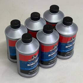 M4512 Motor Medic 6 Pack Super Heavy Duty Dot 4 Brake Fluid 12 Fl Oz Grey