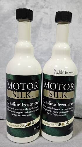 200985 Motor Silk Lot 2 Gasoline Treatment 16 Oz Each