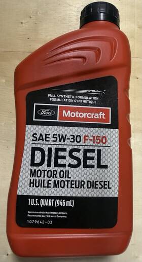 1079562 Motorcraft Ford 5-30 Diesel Oil