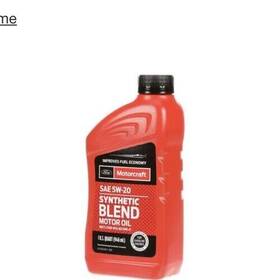 31508270145 Motorcraft Ford Synthetic Blend 5w-20 Motor Oil 1 Quart - 5-20 2 Bottles