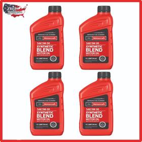318423 Motorcraft Synthetic Blend Engine Oil 5w-30 4 Quart Pack Free Shipping