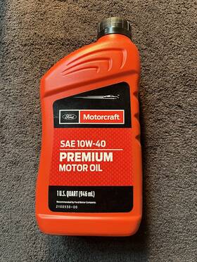 Motorcraft Xo-10w-40-q1p/1081387 Ford Sae 10w-40 Premium Motor Oil - 5 Quarts