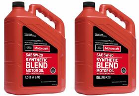 Xo-5w20-5q3sp Motorcraft 10 Quarts Engine Motor Oil Premium Synthetic Blend Xo5w205q3sp 5w-20 Xo-5w20-5q3sp Motorcraft 10 Quarts Engine Motor Oil Premium Synthetic Blend Xo5w205q3sp 5w-20