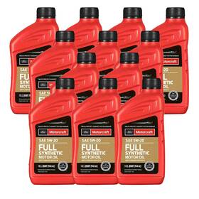 Xo-5w20-qfs Motorcraft Full Synthetic Motor Oil 12 Quart Case