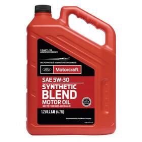 Xo-5w30-5q3sp Motorcraft Engine Oil-premium Synthetic Blend Motor Oil - 5 Quart