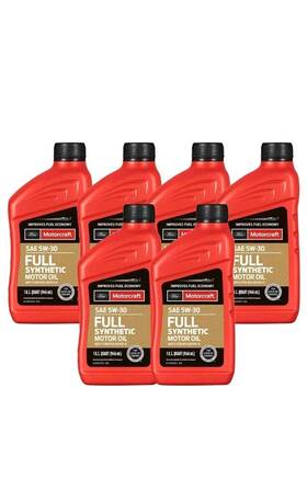Xo5w30q1fs Motorcraft Oem Full Synthetic Motor Oil Sae 5w-30 - 6 Quart