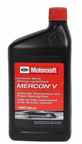 Xt5qsm Motorcraft 1 Quart Synthetic Blend Mercon V Auto. Transmission Atf And Power Steering Fluid