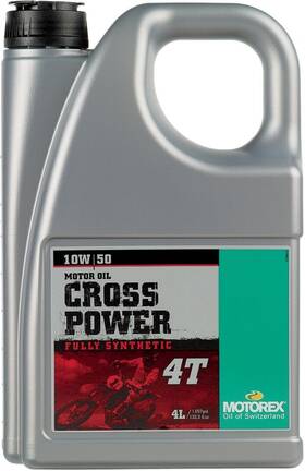305692 Motorex Cross Power 4t 10w50 4 Liter Fully Synthetic Racing Oil 305692 Motorex Cross Power 4t 10w50 4 Liter Fully Synthetic Racing Oil