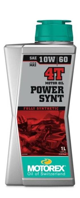 308252 Motorex Power Synt 4t 10w60 Jaso Ma2 Engine Oil - 1 Liter 308252 Motorex Power Synt 4t 10w60 Jaso Ma2 Engine Oil - 1 Liter