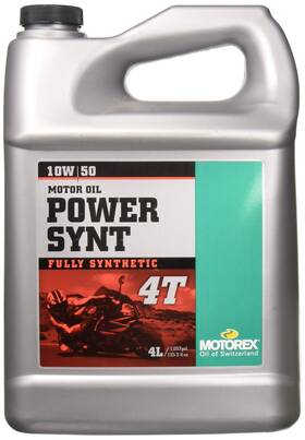 440020 Motorex Power Synthetic 4t Motor Oil 10w-50 4 Liter