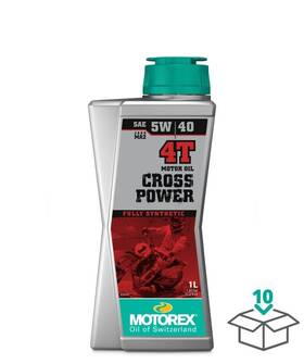 5w40 Motorex 7611197124344 Cross Power 4t Sae Jaso Ma2 1 Liter 5w40 Motorex 7611197124344 Cross Power 4t Sae Jaso Ma2 1 Liter