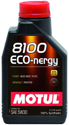 102782-12 Motul 8100 Eco-nergy 5w30 - 1l Synthetic Engine Oil Case Of 12