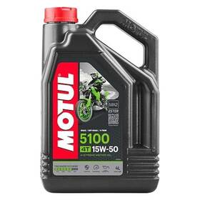 104083 Motul 5100 4t 15w50 4 Stroke Synthetic Blend Motor Oil Liters