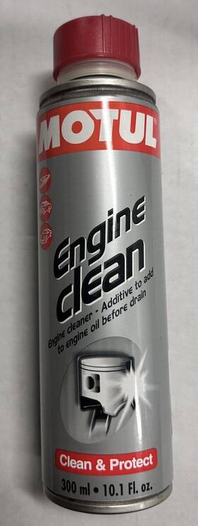 104975 Motul Engine Clean Oil Additive Lowers Wear - Gas / Diesel 10oz