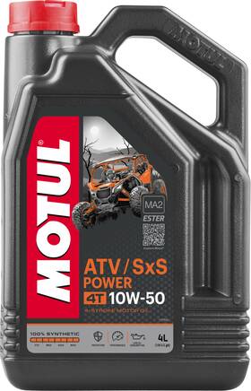 105901 Motul Atv/sxs Power 4t - 10w50 4 Liter