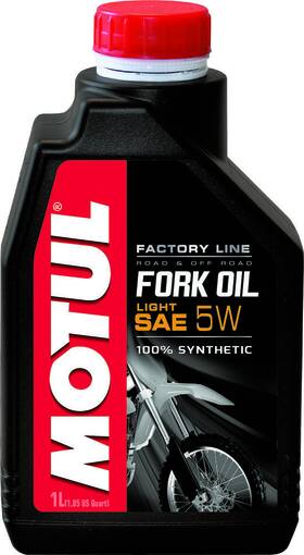 105924 Motul 5wt Light Factory Line 100% Synthetic Front Suspension Fork Fluid Oil 1l