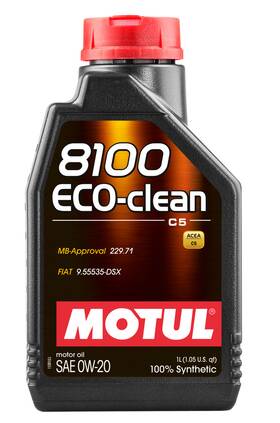 108813 Motul 1l Synthetic Engine Oil 8100 Eco-clean 0w20