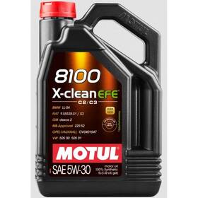 111378 Motul 8100 X-clean Efe Full Synthetic Engine Oil 5w30 5 Liters