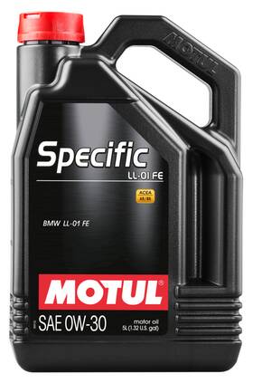 111782 Motul Specific Bmw Ll-01 Fe 0w30 100% Synthetic Engine Oil 5l 1 Pack
