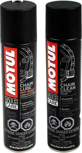 111820 Motul 111818/111820 C1 Chain Clean And C3 Lube 9.8oz 2pack 111820 Motul 111818/111820 C1 Chain Clean And C3 Lube 9.8oz 2pack