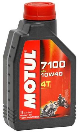 101371 Motul 836341 7100 4t Synthetic Ester Motor Oil - 10w40 4l. /
