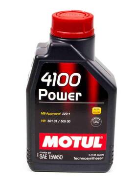 Mtl102773 Motul Fhww 4100 Power 15w50 Oil 1 Liter Mtl102773 Motul Fhww 4100 Power 15w50 Oil 1 Liter