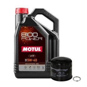 Mot-111809-15208aa130 Motul 8100 Power 5w-40 5 L Oem Oil Filter Change Kit For 2013-2021 Brz / Mot-111809-15208aa130 Motul 8100 Power 5w-40 5 L Oem Oil Filter Change Kit For 2013-2021 Brz /