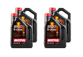 108946 Motul Usa Motor Oil - 8100 X-cess 5w30 Synthetic 5 L Jug Set Of 4