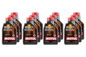 109102 Motul Usa 8100 5w20 Eco-lite Oil Case 12 X 1 Liter Dexos