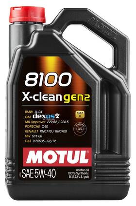 109762 Motul Usa 8100 X-clean Gen 2 Motor Oil 109762 Motul Usa 8100 X-clean Gen 2 Motor Oil