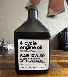 490-00-g024 Mtd 4 Cycle Engine Oil Sae 10w-30 20fl Oz Part#