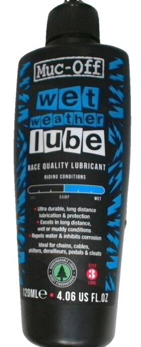 967us Muc-off 120ml Biodegradable Chain Lube Wet Formula For Mtb Road Bikes