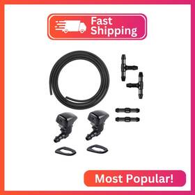Mydugia Fd-03 Front Windshield Washer Nozzles Kit Replacement For 08-11 Ford Focus 07-11
