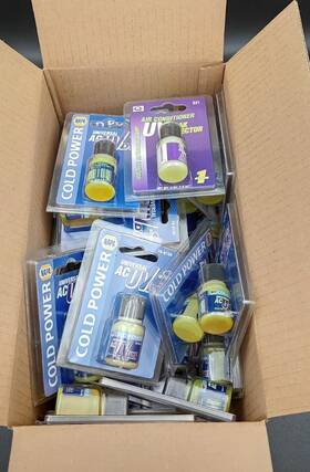 Napa 78-8104 Lot Of 32 Bottles Automotive 1/4 Oz A/c Uv Dye - New
