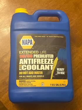 Napa Auto 074804009491 Brand Extended Life 50/50 Antifreeze/coolant