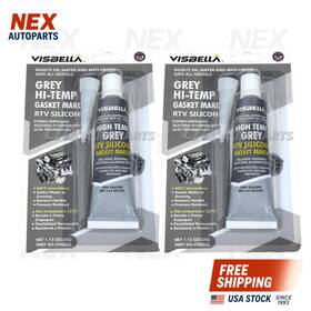 A-si320g New Aftermarket 2 Pcs Grey Hi-temp Rtv Silicone Gasket Maker 32g Resists Oil Water Anti-freeze