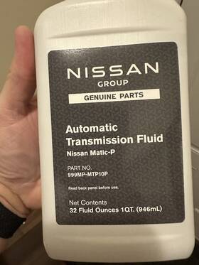 999mp-mtp10p Nissan Matic P Transmission Fluid 999mp-mtp10p Nissan Matic P Transmission Fluid