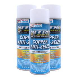 Nit-1064x3 Nitro Lubricants Copper Anti-seize 14oz High Temp Lube And Protectant 3-pack
