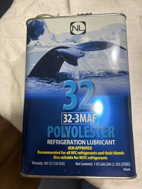 32-3maf Nl Poe Refrigerant Oil 32-3maf Nl Poe Refrigerant Oil