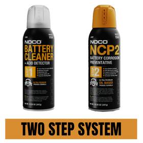 Noco 046221002027 A202 E404 Battery Terminal Corrosion Cleaner Protection Spray Combo Pack Noco 046221002027 A202 E404 Battery Terminal Corrosion Cleaner Protection Spray Combo Pack