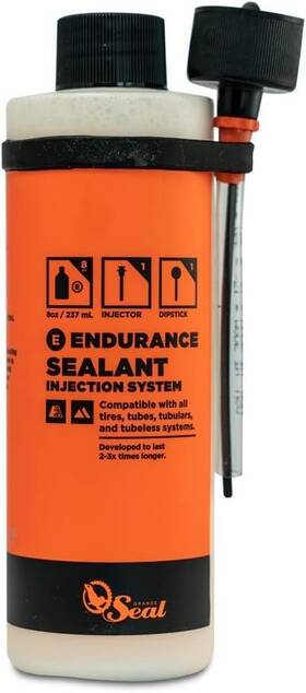 End8oz-injsystem Orange Seal Endurance Tire Sealant With Injection 8 Oz Clear