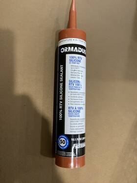 0233659 Ormadus 100% Rtv Silicone Sealant Hi-temp Red 10.1 Fl Oz