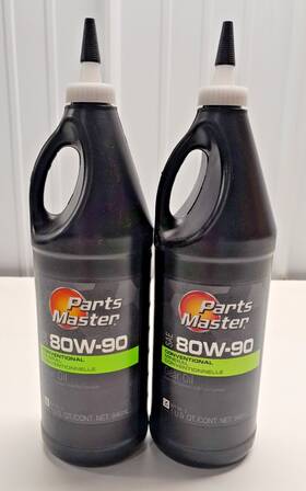 Pm5831 Parts Master 2-pack - 80w-90 Conventional Gl-5 Gear Oil Lube 1 Quart Bottles