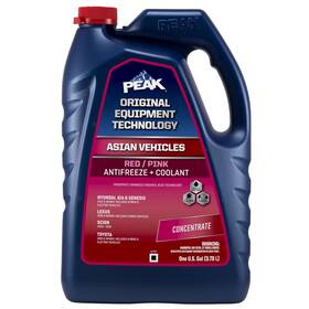 Peak 074804063745 Extended Life Antifreeze Red/pink For Asian Vehicles 1 Gal