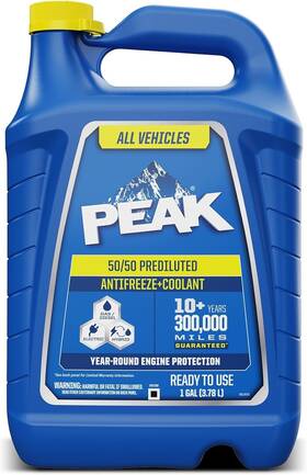 C436093337 Peak All Vehicles 50/50 Prediluted Antifreeze And Coolant For Engine Cooling System