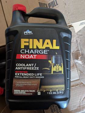 Peak Fna0b3 Final Charge Concentrated Heavy Duty Antifreeze And Coolant 1 Gallon